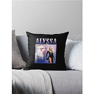 Alyssa Edwards vintage retro design   Throw Pillow