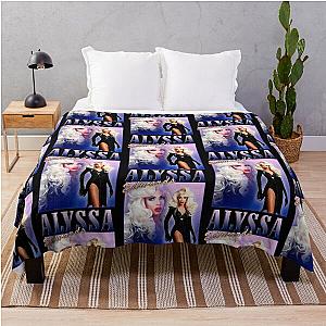 Alyssa Edwards Vintage Retro Design Throw Blanket