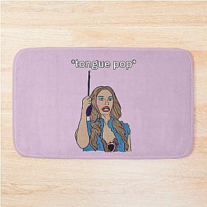 Alyssa Edwards tongue pop Bath Mat