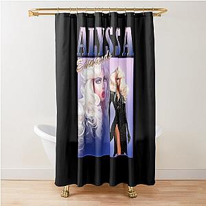 Alyssa Edwards vintage retro design   Shower Curtain