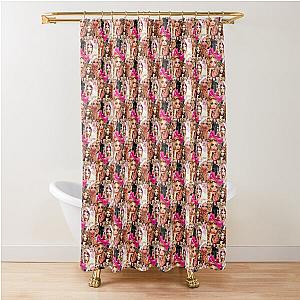 Alyssa Edwards collage Shower Curtain