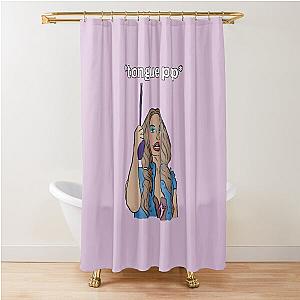 Alyssa Edwards tongue pop Shower Curtain