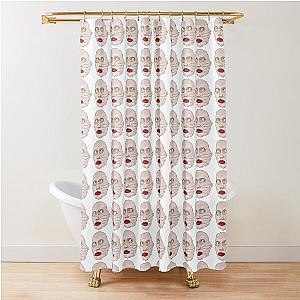 Queen Alyssa Edwards with a facemask Shower Curtain