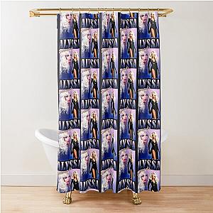 Alyssa Edwards Vintage Retro Design Shower Curtain