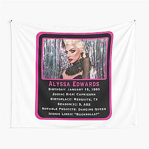 Alyssa Edwards Trading Card Tapestry