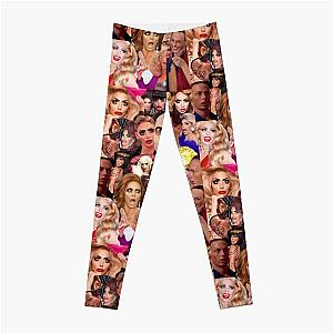 Alyssa Edwards Collage  Leggings