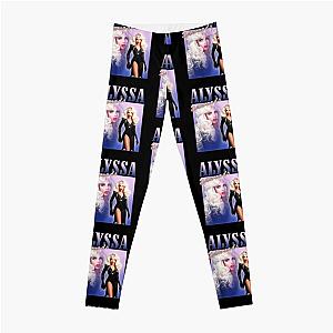 Alyssa Edwards vintage retro design   Leggings