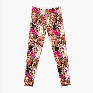 Alyssa Edwards collage Leggings