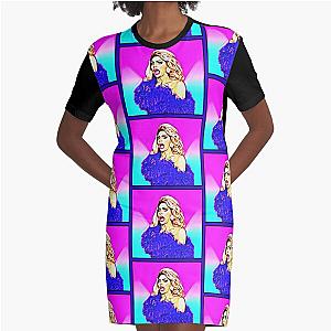 Alyssa Edwards face Graphic T-Shirt Dress