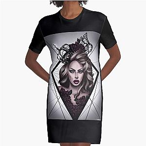 Alyssa Edwards “Queen Of Roses” Graphic T-Shirt Dress