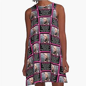 Alyssa Edwards Trading Card A-Line Dress