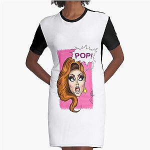 Alyssa Edwards - Drag Race Queen Graphic T-Shirt Dress