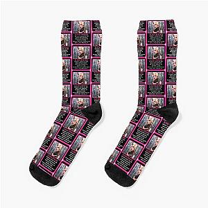 Alyssa Edwards Trading Card Socks