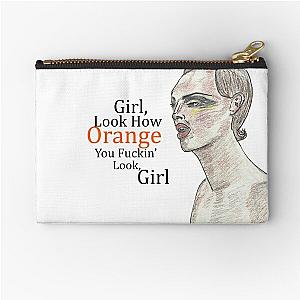 "Girl, Look How Orange You F*ckin' Look, Girl" - Alyssa Edwards With Text Zipper Pouch