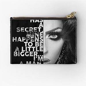 Alyssa Edwards Text portrait Zipper Pouch