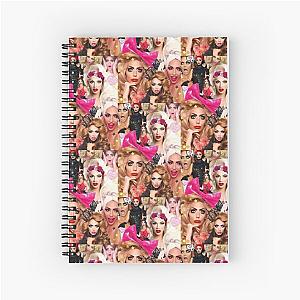 Alyssa Edwards collage Spiral Notebook