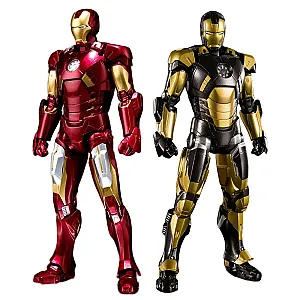 15CM MK20 MK7 Iron Man Python Black Gold Marvel YAMAGUCHI Action Figure Toys