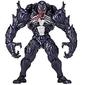 16cm Amazing Yamaguchi Revoltech Carnage Black Venom Action Figure