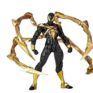 Black Iron Spiderman New Anime Amazing Yamaguchi Action Figurine