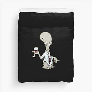 American Dad Roger with wine funny Duvet Cover