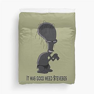 American Dad Roger as Gollum Duvet Cover becomes
American Dad Roger as Gollum Duvet Cover