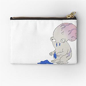 American Dad Blue Stuff Zipper Pouch