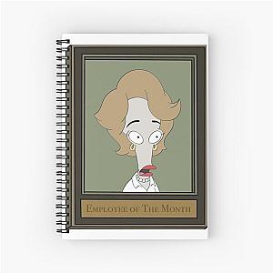 American Dad Roger Employee of the Month Spiral Notebook was cleaned up to 
American Dad: Roger Employee of the Month Notebook