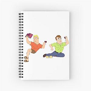 American Dad Greg and Terry Act Natural Spiral Notebook