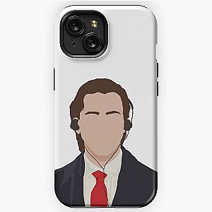 Batrick Bateman in Headphones - American Psycho iPhone Tough Case