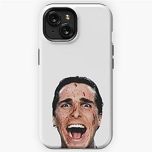 patrick bateman scream face iPhone Tough Case