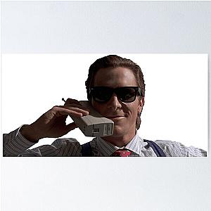 Patrick Bateman on Phone (American Psycho) Poster