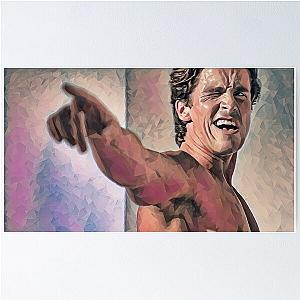 Patrick Bateman American Psycho Pointing Poster