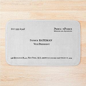 Patrick Bateman American Psycho Business Card Bath Mat