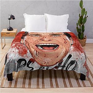 American Psycho Txt Throw Blanket