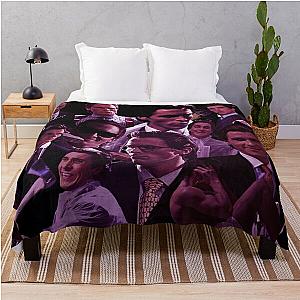 Patrick Bateman collage tribute design 2022 Throw Blanket