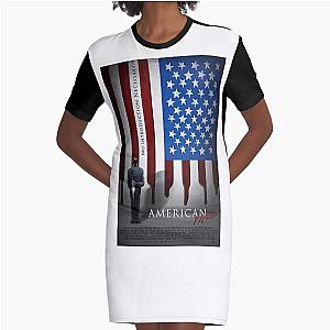 American Psycho (2000) Movie Graphic T-Shirt Dress