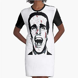 American Psycho (2000) Movie Graphic T-Shirt Dress