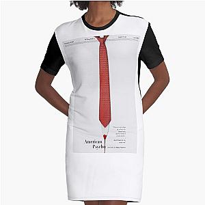 American Psycho (2000) Movie Graphic T-Shirt Dress