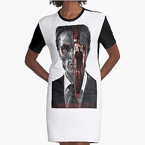 American Psycho (2000) Movie Graphic T-Shirt Dress