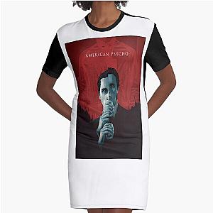 American Psycho (2000) Movie Graphic T-Shirt Dress