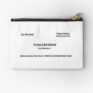 Patrick Bateman Business Card Zipper Pouch