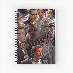 Patrick Bateman American Psycho Collage Spiral Notebook