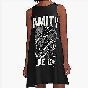 THE AMITY AFFLICTION BAND A-Line Dress