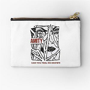 The Amity Affliction Merch Can You Feel Me Drown Zipper Pouch