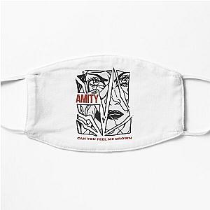 The Amity Affliction Merch Can You Feel Me Drown Flat Mask