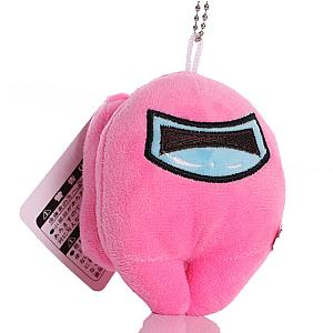 10 cm Among Us Plush Keychain