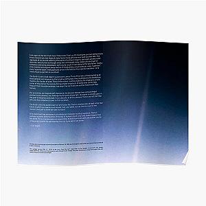 Pale Blue Dot &amp;amp Carl Sagan quote — NASA Voyager 1 [HQ-quality] Poster RB1008