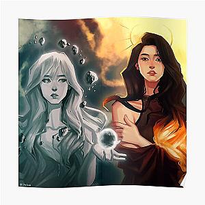 Moon &amp;amp Sunrise Poster RB1008