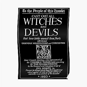 Cast out all Witches &amp;amp Devils Poster RB1008