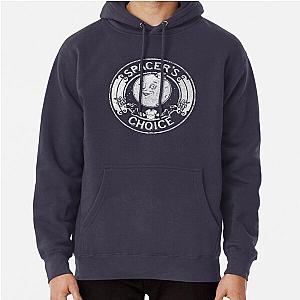 Spacer&amp;ampamp39s Choice Distressed White Logo | The Outer Worlds Logo Pullover Hoodie RB1008